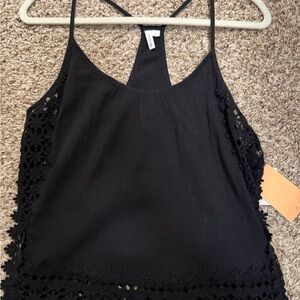 Rip Curl Black Lace Camisole Top